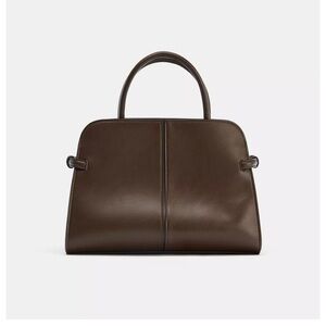 Zara Dark Brown Satchel Bag